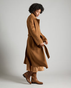 Cashmere brown coat