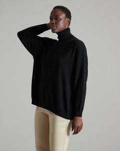 Black Kid Cashmere turtleneck sweater