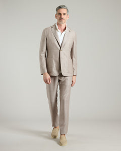 Pantalone in Summer Cashmere 4.0 marrone