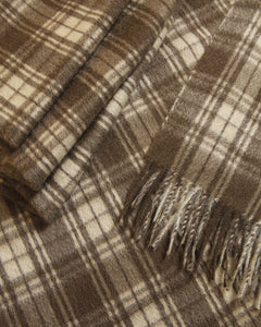 Plaid in puro cashmere a quadri